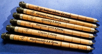 Ney Şeklinde Tükenmez Kalem (isim yazılı)